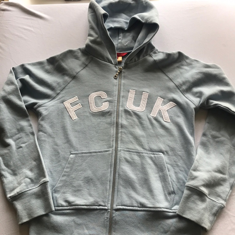FCUK BABY BLUE HOODIE